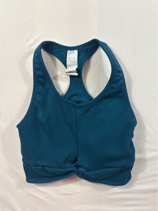 Athleta Other - Athleta Teal Blue Ribbed Racerback Sports Bra Size Small